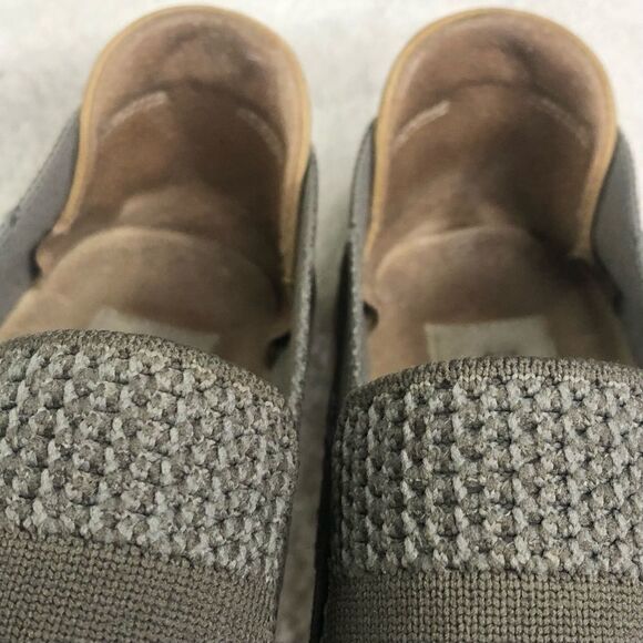 UGG SAMMY KNIT SLIP ON SNEAKERS WITH LEATHER TRIM - Picture 8 of 9